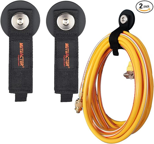 MUTUACTOR 2packs Magnetic Hooks Heavy Duty, Strong Magnet Garage Hook Large by MUTUACTOR