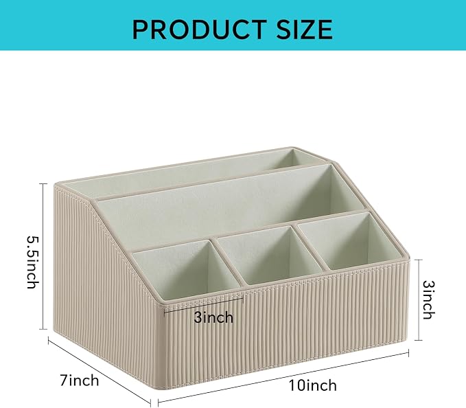 Remote Control Holder with 5 Compartments - Image 7