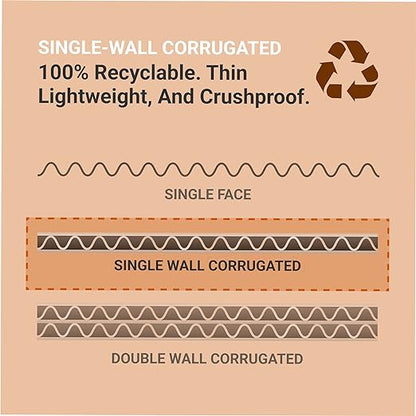 Aviditi Corrugated Cardboard Storage Bins, - Image 4