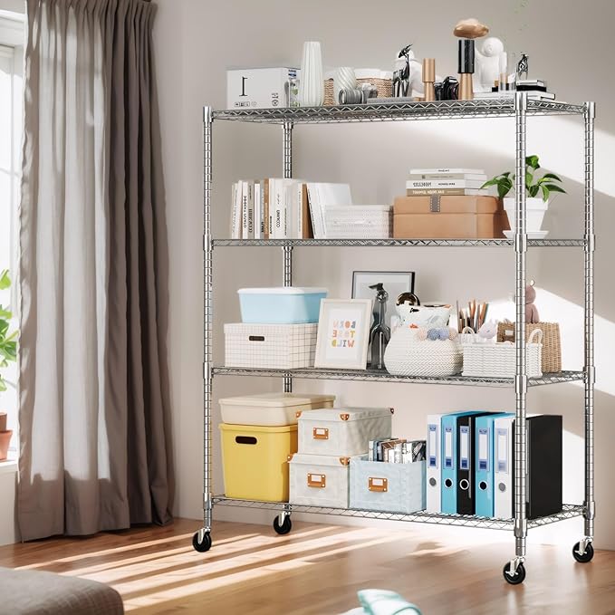 Himimi Storage Shelves 60"W Wire Shelving - Image 2