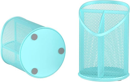 2 Pack Pen Holder Mesh Round Pencil - Image 3