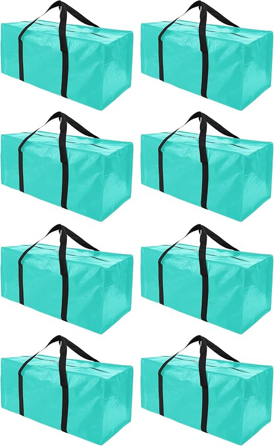 8 Pack Extra Large Moving Bags by PANDA+JOYS
