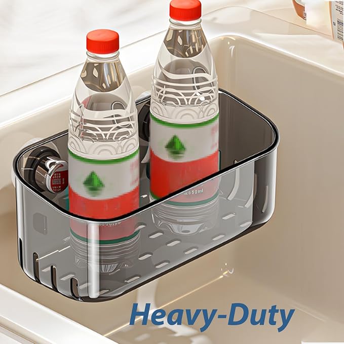 Sponge Holder with Strong Suction Cup, Dish Sponge Caddy Inside Sink Removable - Image 6