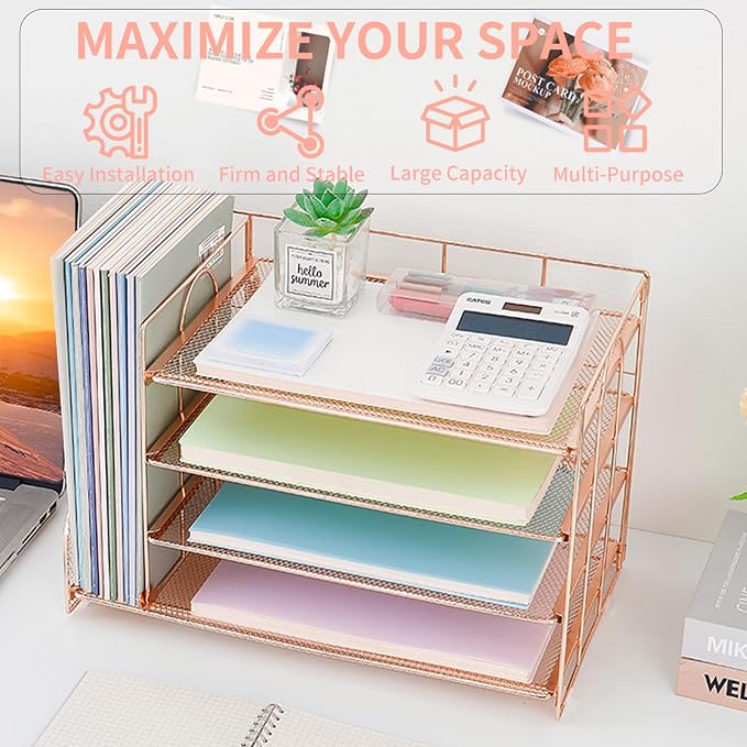 OPNICE 4-Tier Paper Organizer - Image 6