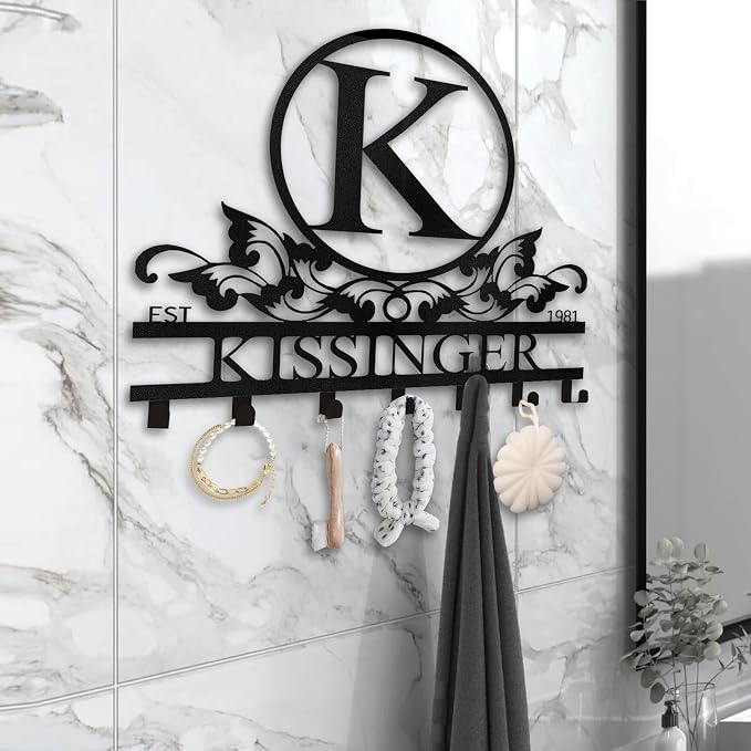 Personalized Key Holder Wall Mount - Image 7