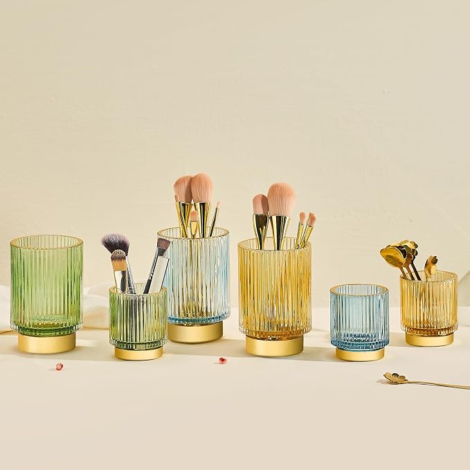 Makeup Brush Organizer, Toothbrush Holder, Desk Pen Pencil Holder - Image 4