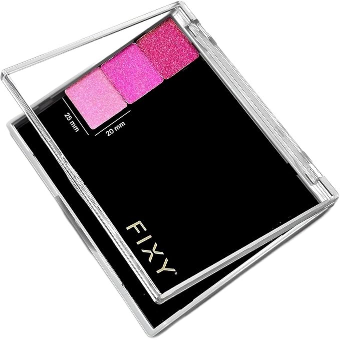 FIXY Empty Magnetic Makeup Palette Set of 3 and 20 Magnetic Metal Round Pans of - Image 2