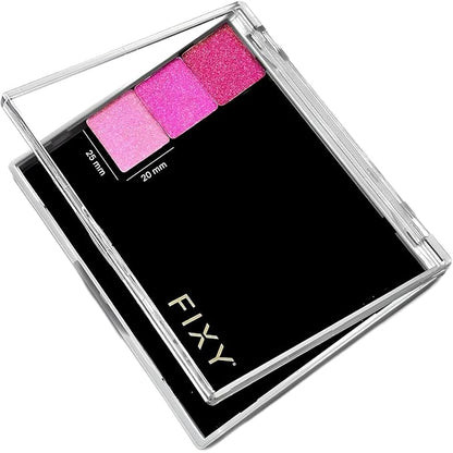 FIXY Empty Magnetic Makeup Palette Set of 3 and 20 Magnetic Metal Round Pans of - Image 2
