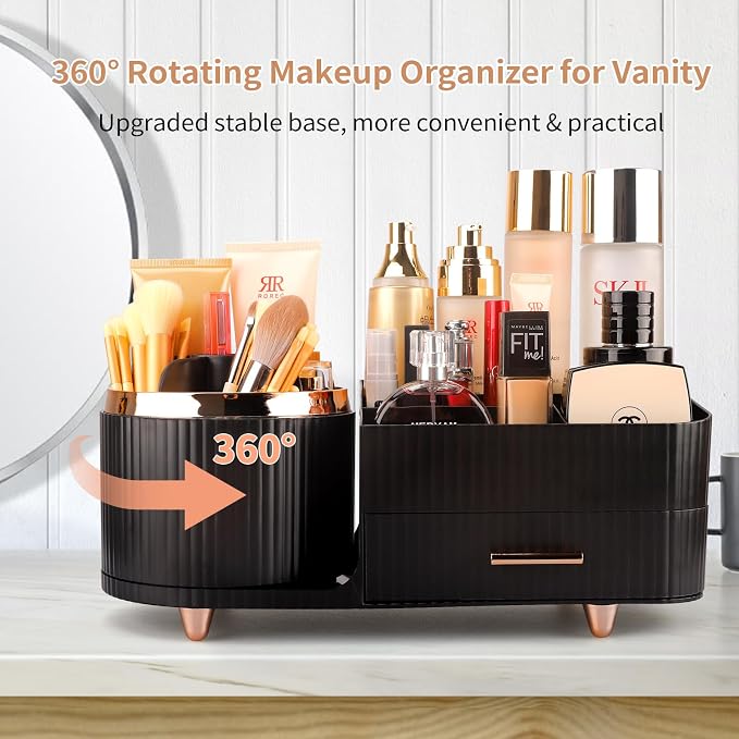 Makeup Organizer for Vanity, Cosmetic Display Case - Image 6