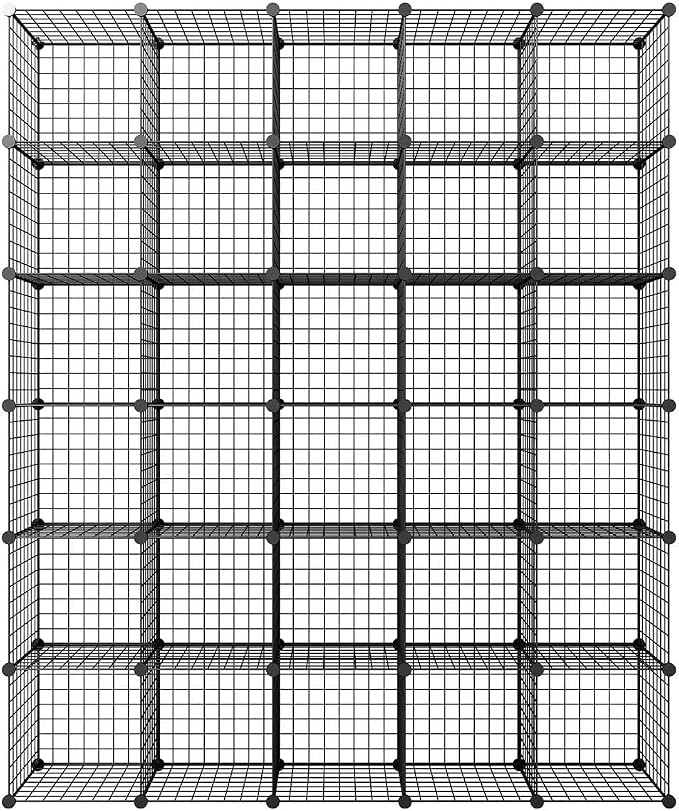 Metal Grid 14"x14" Wire Cube Storage - Image 3