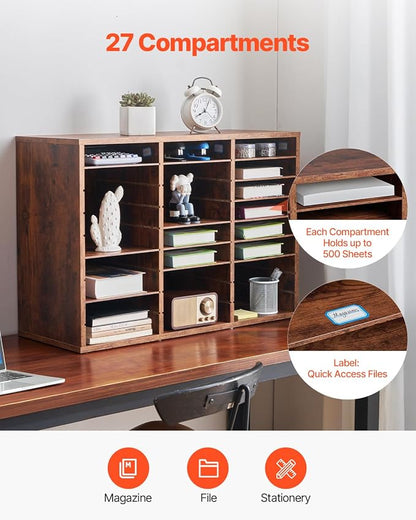 VEVOR Literature Organizer, 27 Compartments Office Mailbox - Image 6