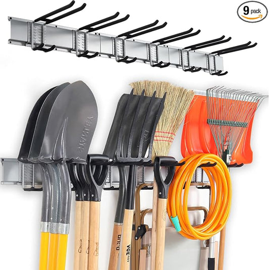 Wall Mount Tool Storage Rack, Garage Organization, Heavy Duty Garage Storage by Aking+Ace