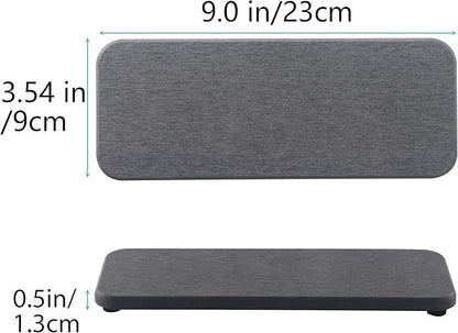 2 Pcs Water Absorbing Stone Trays, Kitchen/Bathroom Sink Soap Dish, Diatomite - Image 3