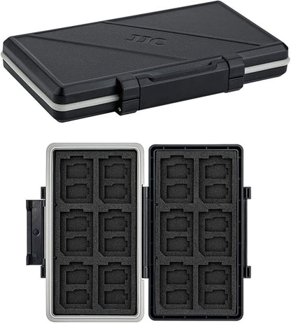 36 Slots Memory Card Case Water-Resistant Anti-Shock Memory Card Wallet by JJC