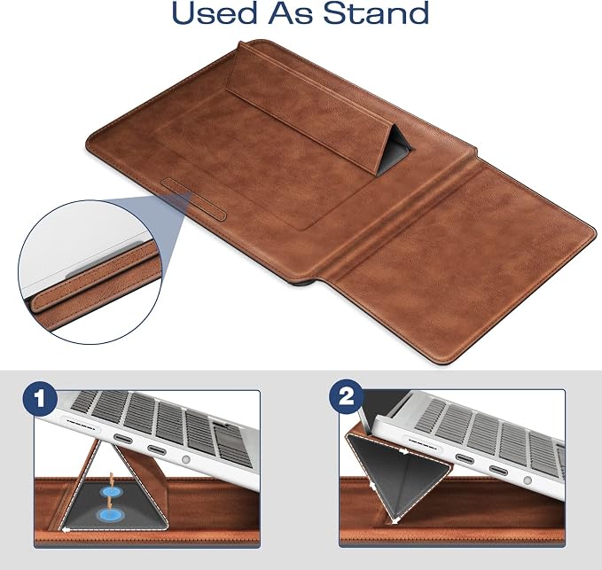 Fintie Sleeve Case for MacBook Air 13.6 A3240 A3113 A2681, Pro 14 A3434 A3401 - Image 4