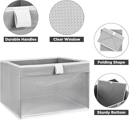 Linen Closet Organizers and Storage, Closet Storage Bins Basket Organizer - Image 6