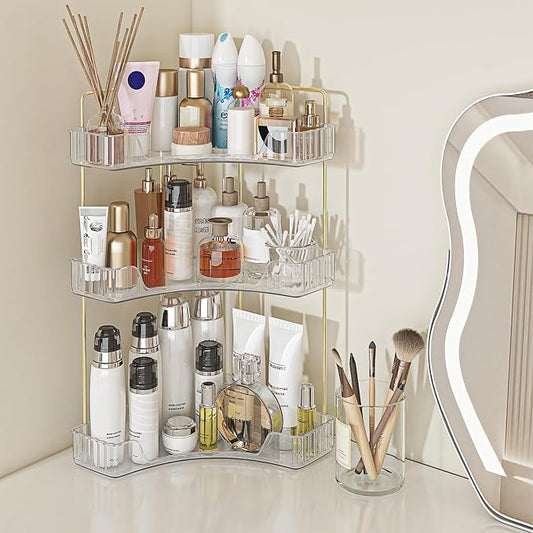 Webetop Corner Bathroom Counter Organizer 3 Tier Bathroom Countertop Organizers by Webetop