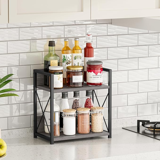 Giikin Countertop Shelf Organizer, 2 Tier Coffee Organizer - Image 3