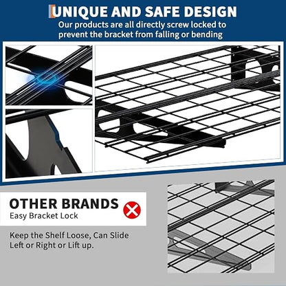 GarveeHome 2 Pack 2x6ft Garage Storage Shelving Wall Mounted, - Image 3