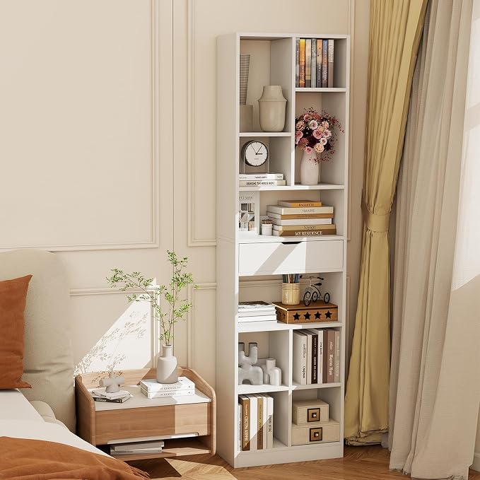 Tangkula 71” Tall Bookcase - Image 2