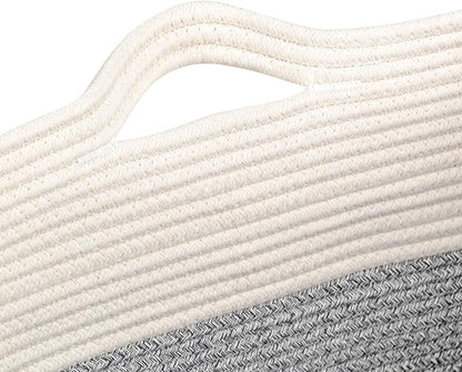 Storage Baskets for Clothes Fabric Cotton Rope Storage Basket - Image 7