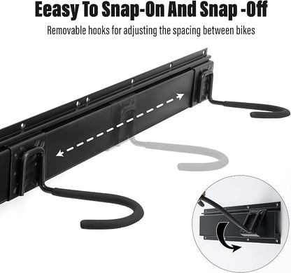 Sinoer 6-Bike & 6-Helmet Wall Mount Rack - Image 5