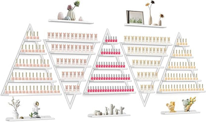 EBANKU 10PCS Nail Polish Racks 5 Tiers Nail Polish Shelf by EBANKU