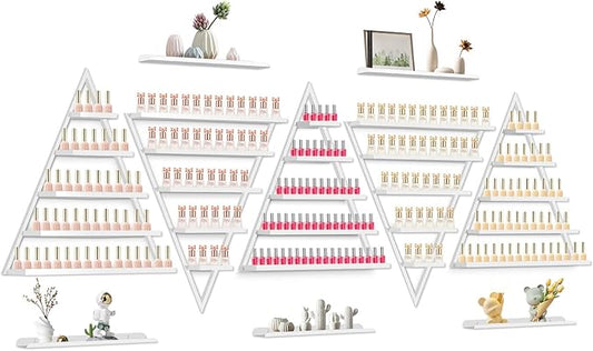EBANKU 10PCS Nail Polish Racks 5 Tiers Nail Polish Shelf by EBANKU