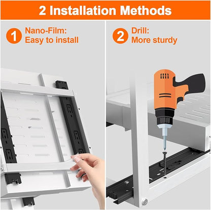Golener 2-Tier Expandable Pull Out Cabinet Organizer - Image 8
