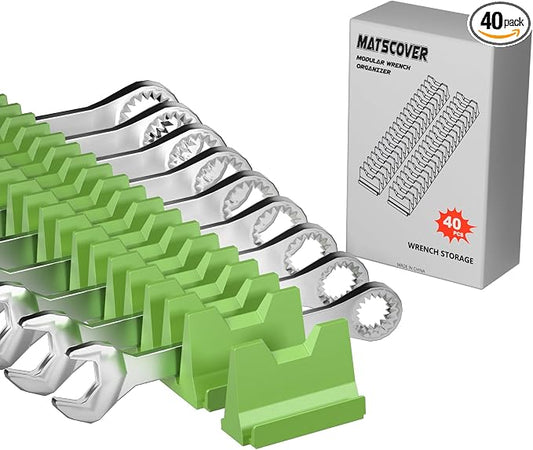 40PCS Modular Wrench Organizer Wrench Holder by Matscover