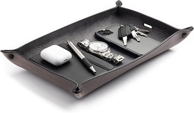 Main Street Forge Leather Valet Tray by MainStreetForge