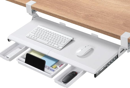 ETHU Keyboard Tray Under Desk, Pull Out Keyboard & Mouse Tray by ETHU