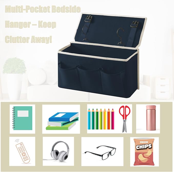 Bedside Caddy/Bedside Storage Organizer Hanging Bag - Image 4