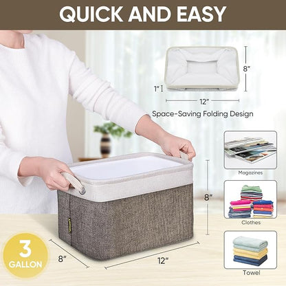 BALEINE 1 Pack Fabric Storage Bins - Image 4