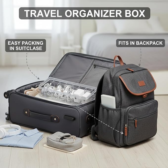 Tatuo 6 Pcs Cable Organizer Box - Image 5