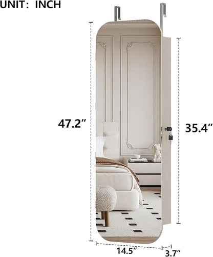 Montary Door or Wall-Mounted Jewelry Cabinet - Image 2