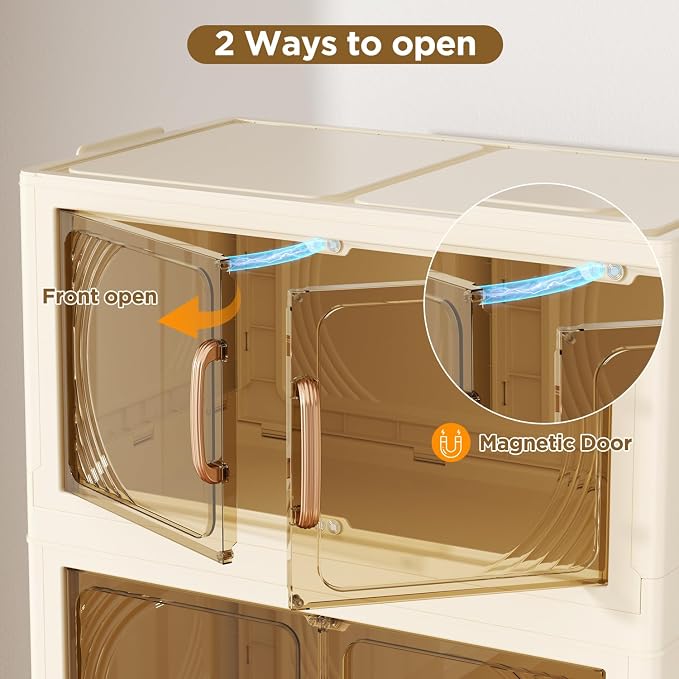 102QT Plastic 5 Tier Storage Bins - Image 3