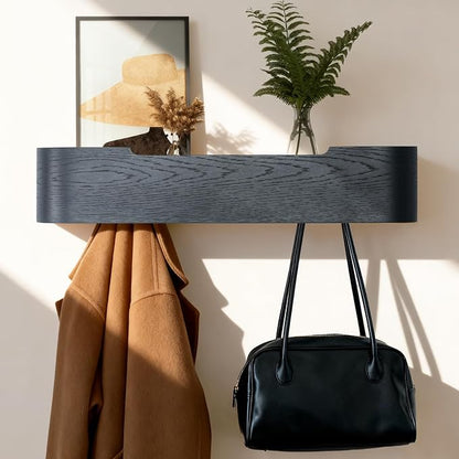 Wall Coat Rack Floating Shelves Modern Coat Rack Wall Mount by FURNAWAY