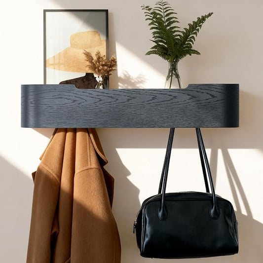 Wall Coat Rack Floating Shelves Modern Coat Rack Wall Mount by FURNAWAY