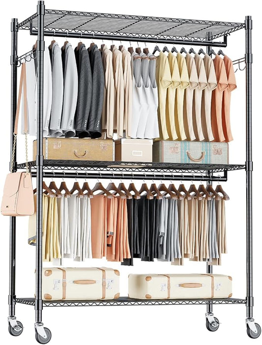 Homdox 3 Tier Heavy Duty Garment Rack by HOMDOX