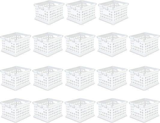 Sterilite Stackable Plastic Storage Crate Bin Organizer File Box by Sterilite