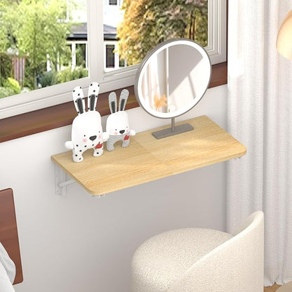 TEAMIX Wall Mounted Folding Table, Floating Desk - Image 3