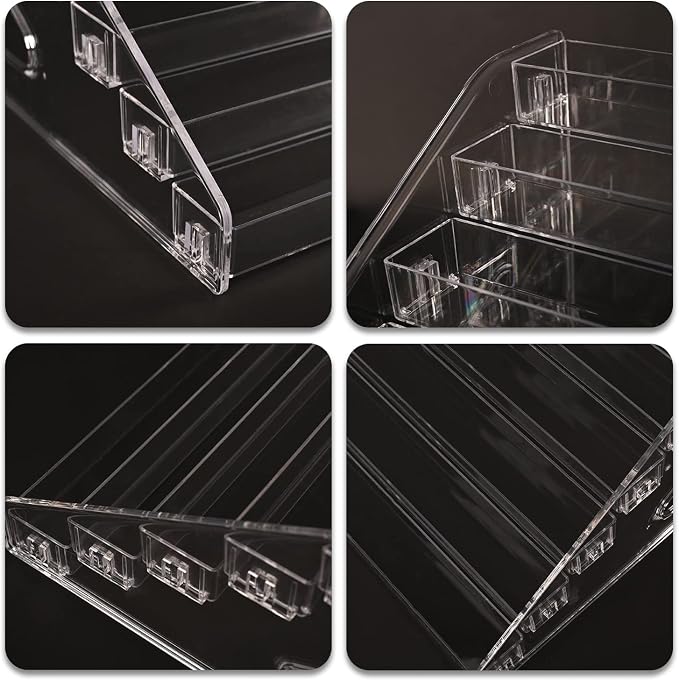 5 Tier Nail Polish Organizer Holder | Multi-Purpose Storage Rack - Image 5