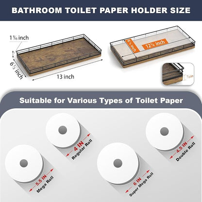 Bathroom Toilet Tank Tray, Vanity Tray - Image 6