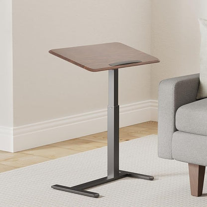Mount-It! Rolling Bedside Table, Overbed Tray Table on Wheels - Image 2