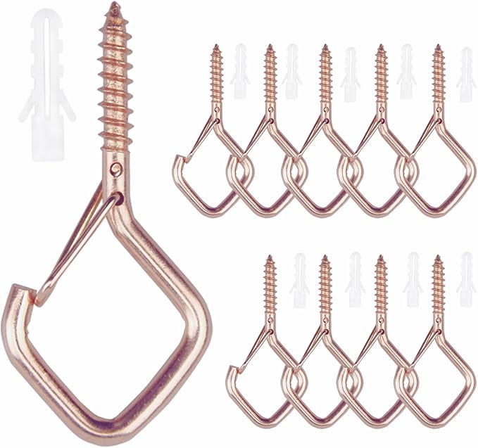 10PCS Eye Screw Hooks for Hanging Heavy Duty by Unknown