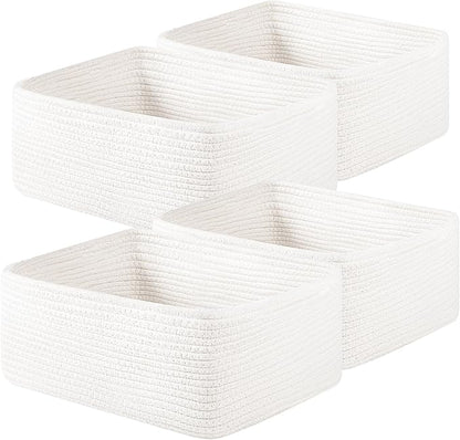 OIAHOMY 4 Pack 14.17*11.02*6.3IN Storage Baskets by MasterofSpaceOptimization