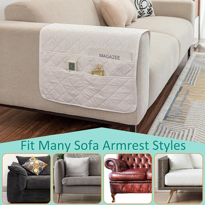 Armchair Caddy Remote Control Holder Sofa Organizer, Non-Slip Couch Arm Chair - Image 6