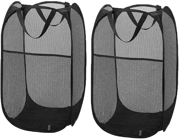 Larpur Popup Mesh Laundry Basket, Collapsible and Portable Clothes Washing by Larpur