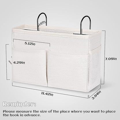 Bedside Hanging Storage Basket Headboards Bunk Beds Dorm Rooms Organizer Caddy - Image 2